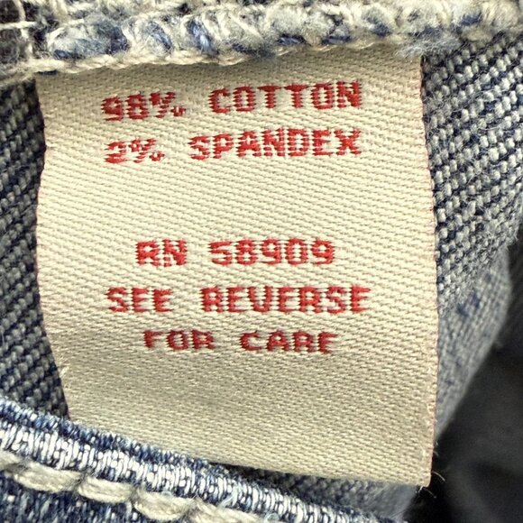 Reba Jeans Womens 8 Blue Bootcut Western Embroidered Rhinestone Stretch 30x30 - Picture 9 of 12